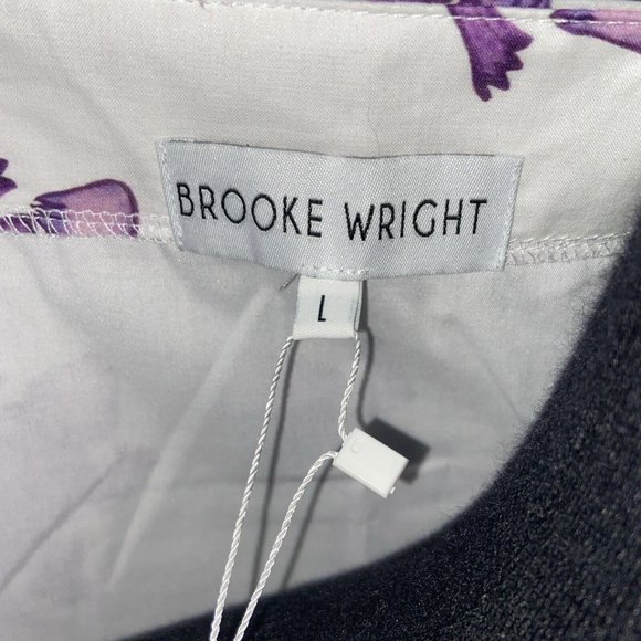 Brooke Wright Lightweight TCU Horned Frog Print Dress Sz Large HARD TO FIND- NWT - Picture 2 of 9